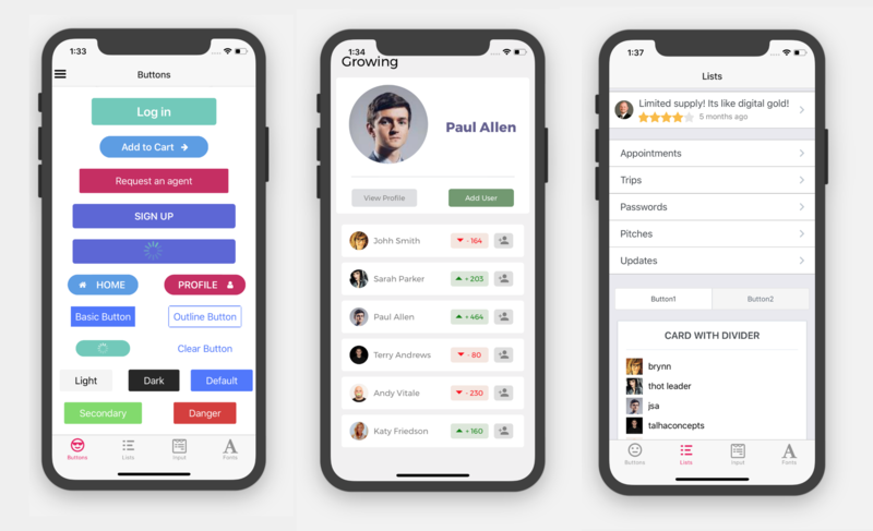 React Native Reanimated interface - expo - react native reanimated three items but one bigger as the ...