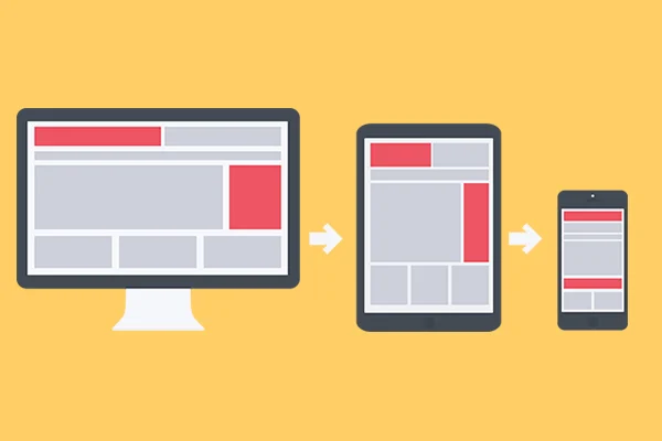 Phone and tablet showing responsive app UI - Mobile Design vs. Responsive Design