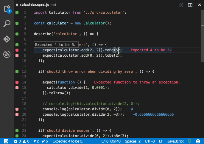 JavaScript test code on screen - How to run JavaScript in Visual Studio Code - DEV Community