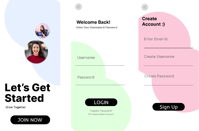 mobile login screen UI - Login Screen Mobile Ui Design | Figma