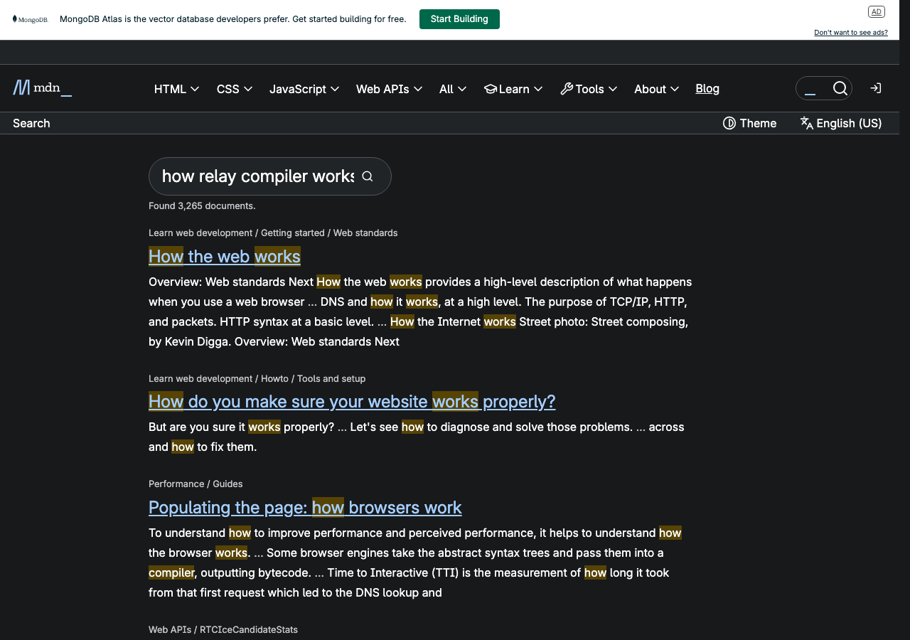 Official documentation for how relay compiler works